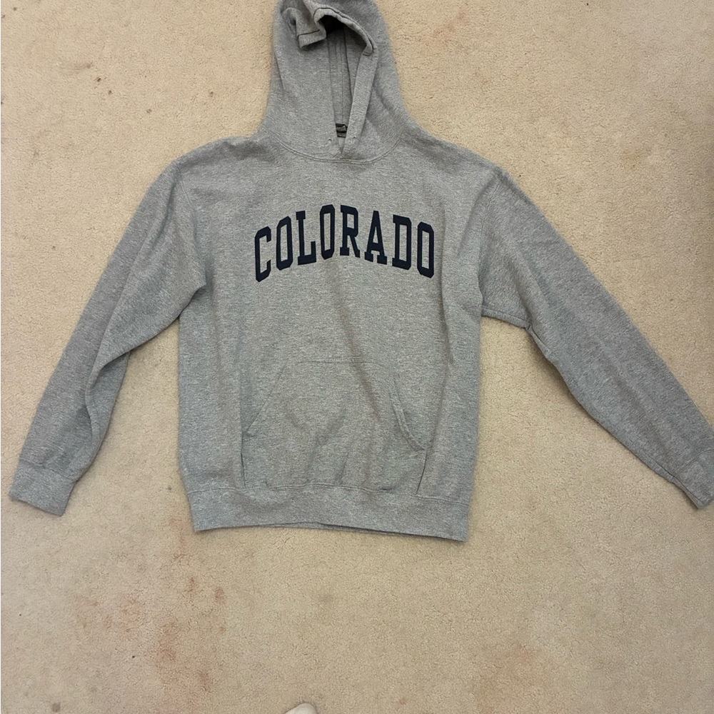 Gildan Gray Hoodie with Colorado Print